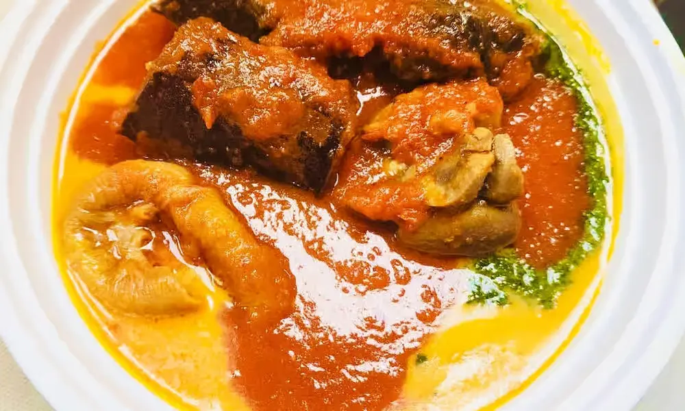 Amala & Abula at Global Pot Fusion Cuisine in Winnipeg, MB